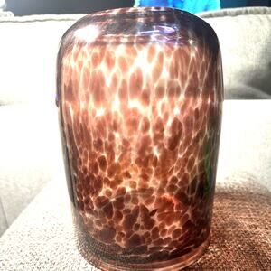 Purple Cheetah Vase